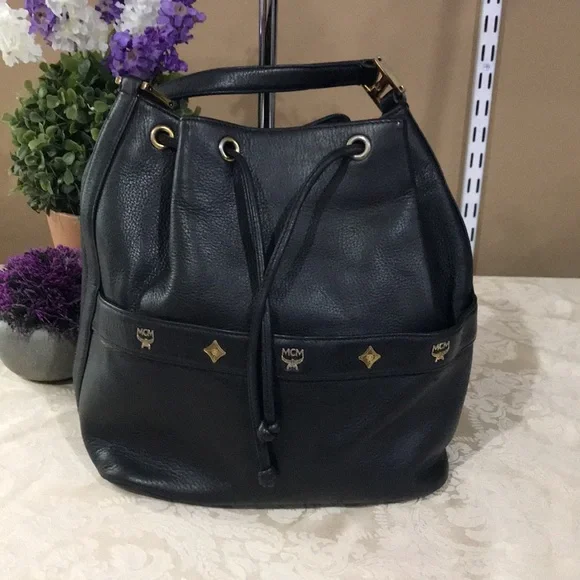 MCM Leather Bucket Bag - Picture 14 of 14